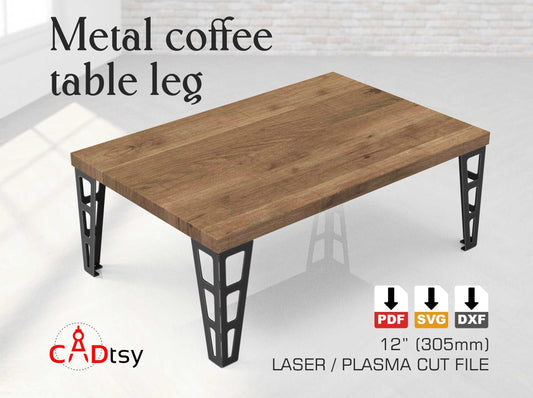 Metal Coffee Table Leg, Industrial style, Height 305