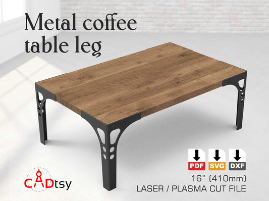 Metal Coffee Table Leg, Industrial style, Height 410