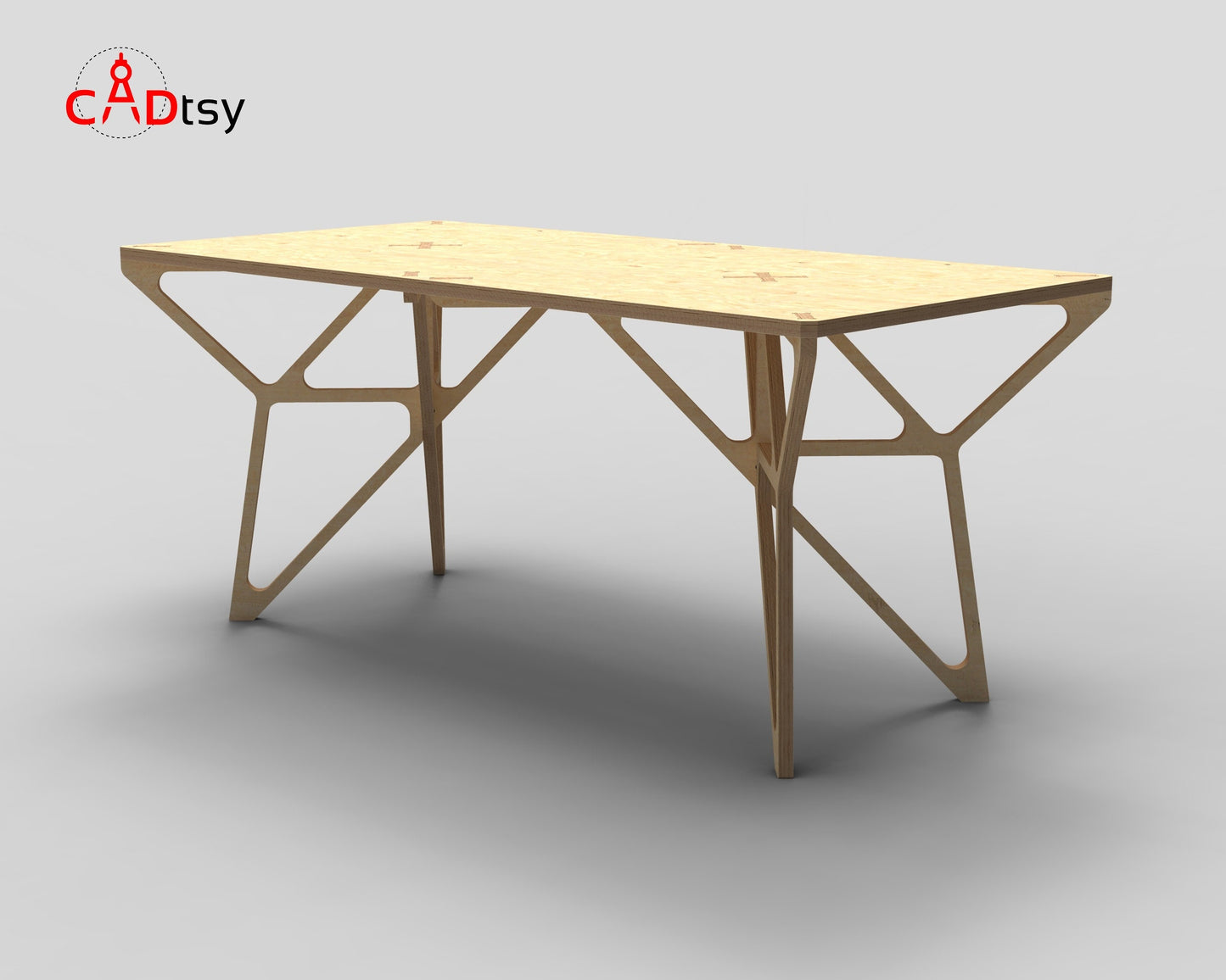 Wooden / Plywood Table Lenght 1700, Width 850, Height 750