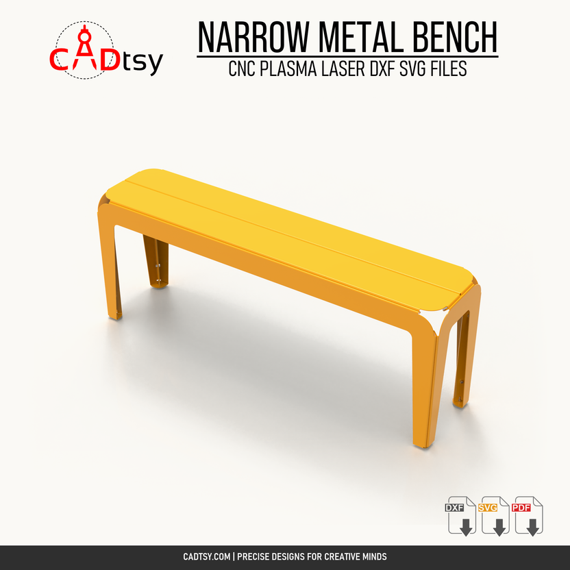 Overhead perspective of the narrow 1200 millimeter sheet metal bench