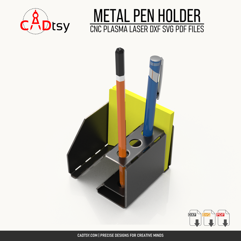Top angle showing the pen holes and divided organizer compartments