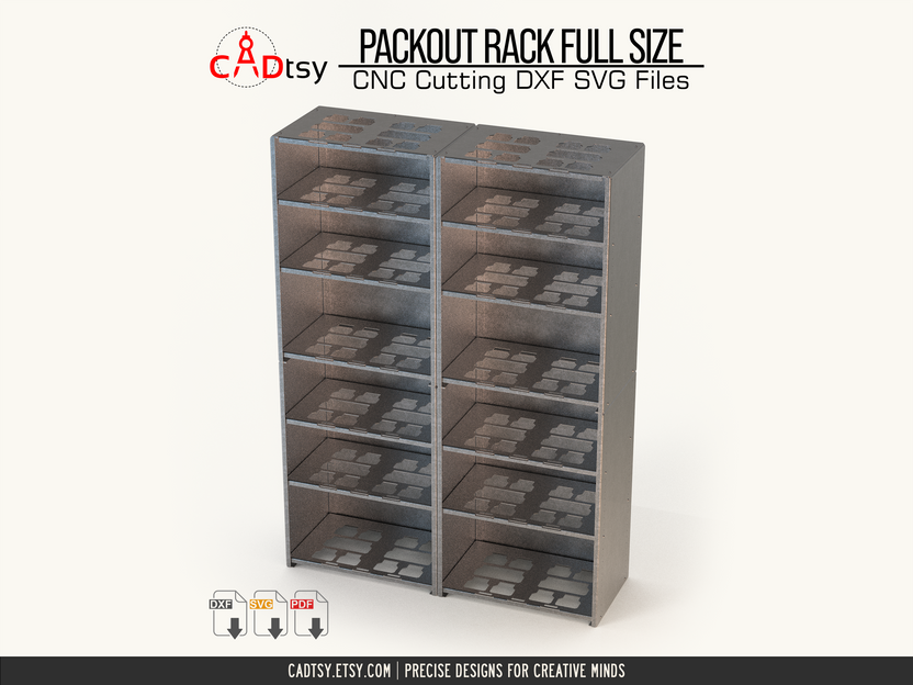 Two modular tool racks shown in matching workshop configuration