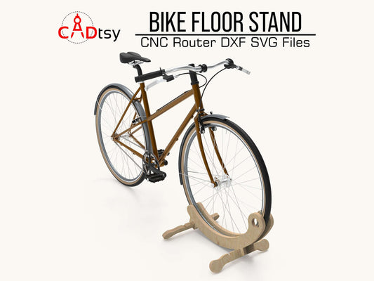 Bike Stand DXF | CNC Bicycle Display & Rack Plans