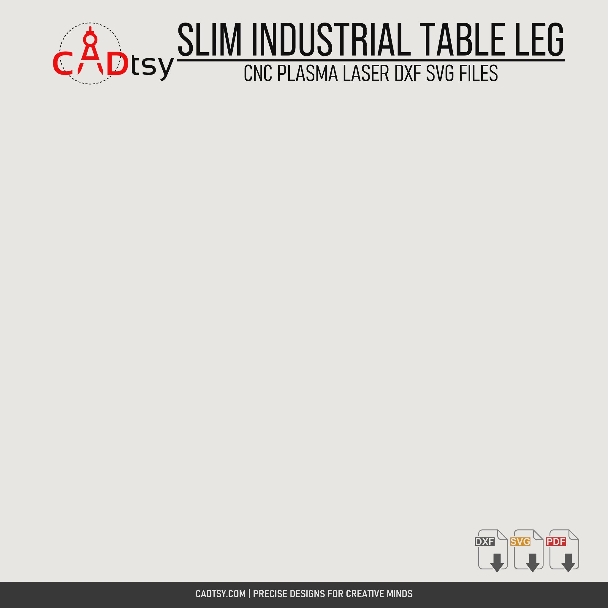 Rotating view of a table built with slim tapered 700 mm industrial metal legs