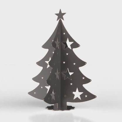 Christmas Tree CNC Laser Cutting DXF / SVG File, Metal Decoration, Digital Download.