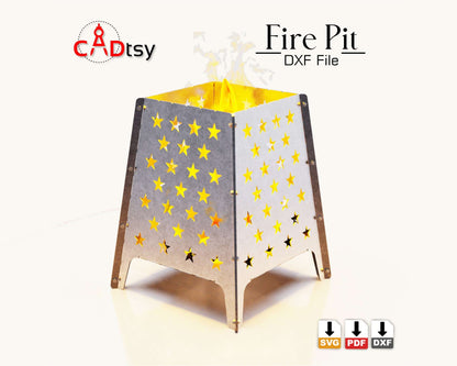 CADtsy CNC Plasma Laser cut Firepit