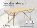 Wooden / Plywood Table Lenght 1700, Width 850, Height 750