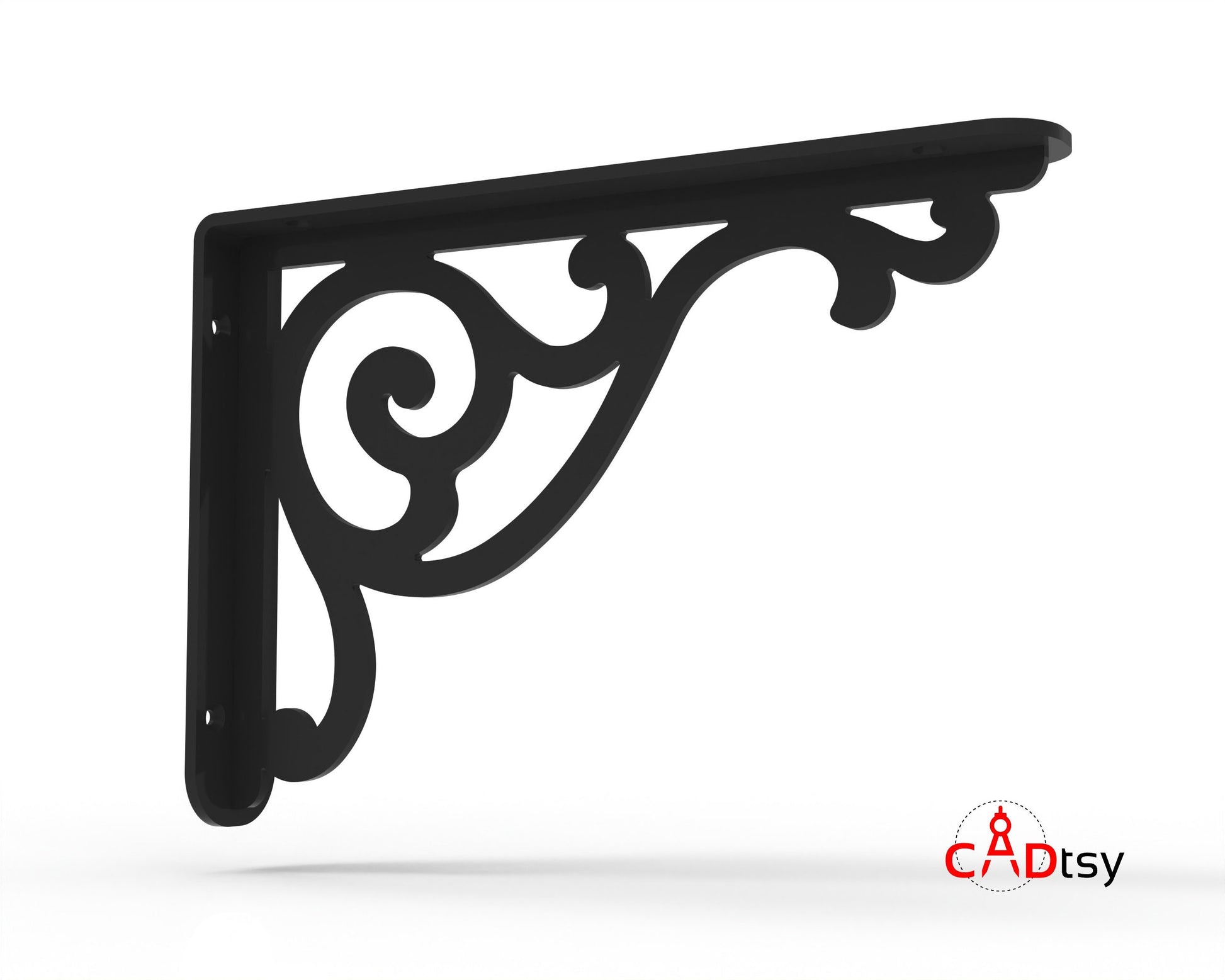 Decorative Metal Shelf Bracket, Support Fixing