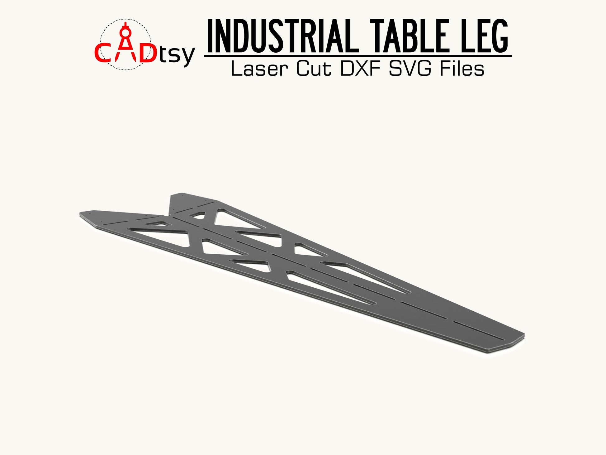 Table Legs metal designs dxf svg CNC Laser Plasma Cut SVG modern Industrial style, Height 710 mm. heavy duty