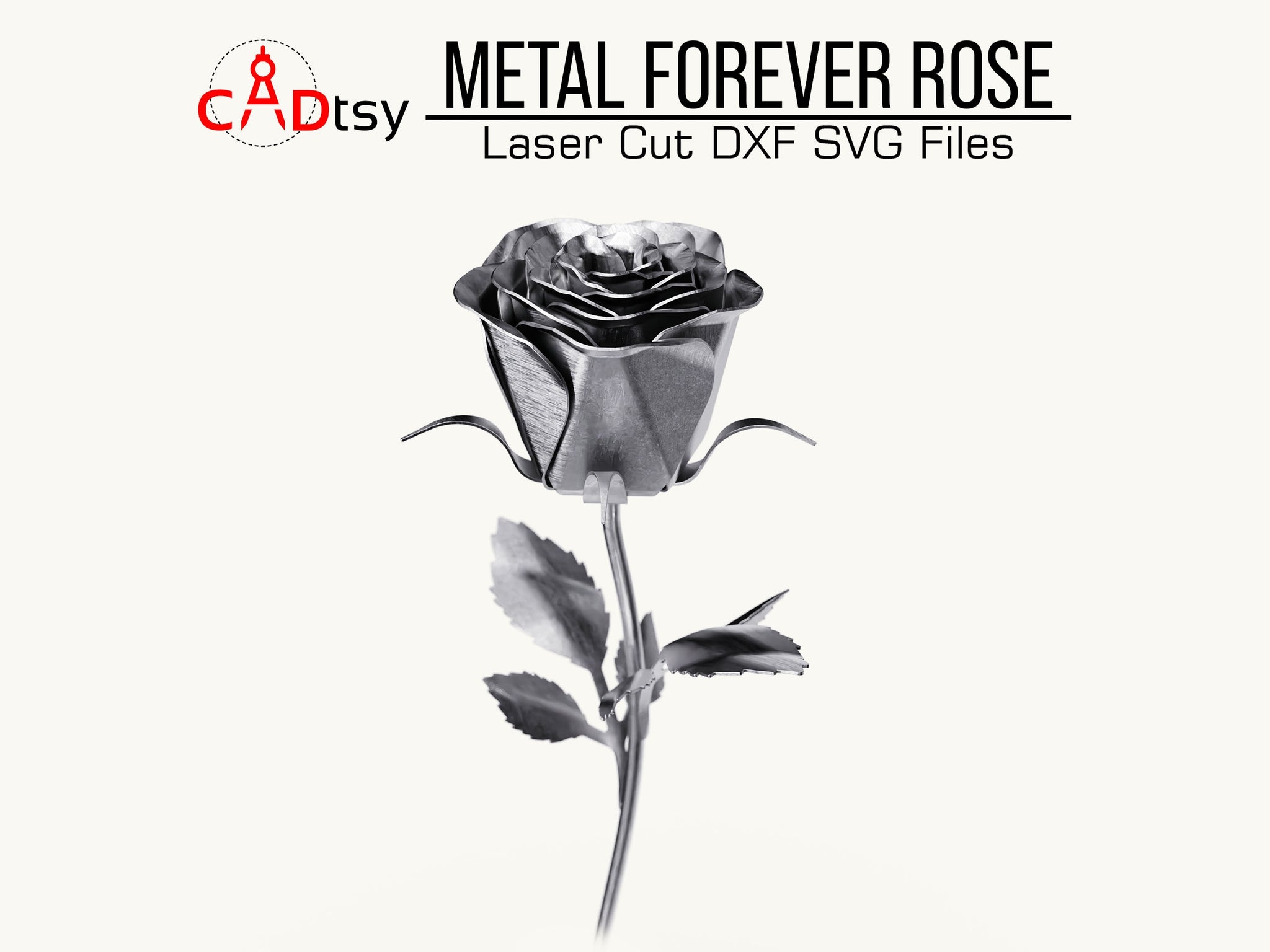 Metal Rose Plasma DXF Files | DIY Crafting Plans | CADtsy